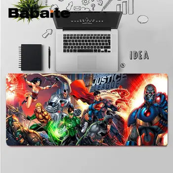 Babaite Vrh Kakovosti Justice League Naravne Gume Gaming mousepad Desk Mat Brezplačna Dostava Velik Miško, Tipke Tipkovnice Mat