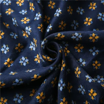 Nova Moda Navy Blue Luxury Cvetlični Bonitete Viskoze Šal Lady Mehko Hidžab Šali in Obloge Foulards Echarpe Muslimanskih Večnitne 180*90 cm