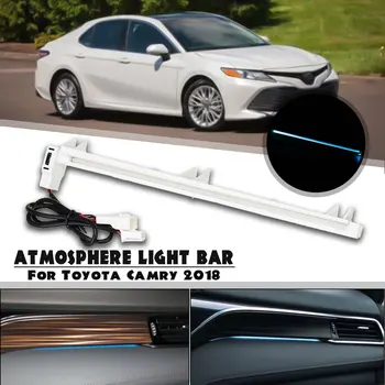LED Avto Notranje zadeve Znotraj Vzdušje Dekorativne Svetilke Svetlobo Okolice Vrata Luč Za Toyota Camry Altis XV70 2018 2019