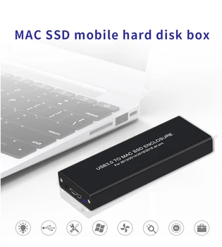 Za Macbook Air Pro Retina 2013 2016 2017 Trdi Disk v Polje A1466 A1465 A1398 A1502 USB 3.0 za Mac SSD Ohišje HDD Primeru