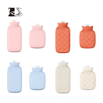 Nov vzorec silikonski gel vročo vodo, vrečko, napolnjenega z vodo hrane-razred mini-pletena torba, prenosne vroče vode vrečko skrb za ženske