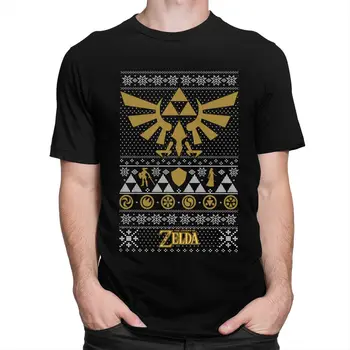 Klasična Japonska Igri The Legend Of Zelda T-Shirt Moški Kratek Rokav Bombaž Tshirt Poletje Božič Natisniti Tee Gaming Ljubimec Oblačila