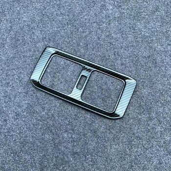 Iz nerjavečega Jekla zadnjem Sedežu klima Vent Plošči Okrasimo Vtičnico Kritje Trim Za Toyota RAV4 RAV 4 2019 2020 Dodatki