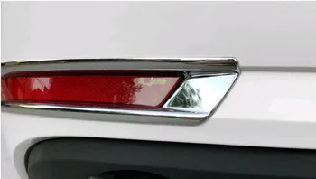Brezplačna dostava Zadaj Rep Luči za Meglo Lučka Zajema Trim ABS Chrome Za Audi A4 Limuzina B9/9L 2016-2017 avto dodatki 2pcs