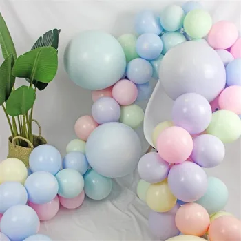 100 kozarcev 5 palčni Latex Balon Macaron Barve Poroka Dekoracija Baloons Otroka Rojstni dan dobave Valentinovo Dekor Balon