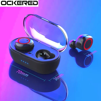 TWS Brezžični 5.0 Bluetooth Slušalke Hi-fi Stereo Slušalke Bluetooth Igralec Šport Slušalke S Polnjenjem Polje