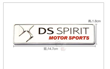 Brezplačna dostava Kovinski športne tablice zadaj znamke DEESE boginja avto Dodatki za DS Duha DS3 DS4S DS5 DS5LS DS6