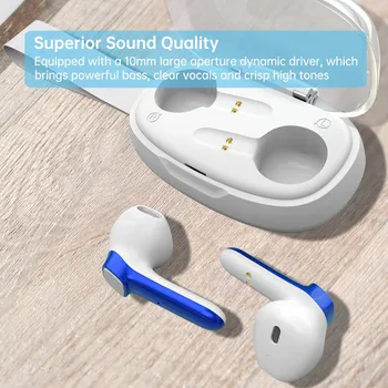 Arikasen TWS Bluetooth slušalke Bluetooth 5.0 Brezžični Čepkov 3D stereo Zvok, Dotik Nadzor Bluetooth slušalke z mikrofonom