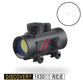 Odkritje CRD 1X30 DS red dot Taktično optične pogled Lov airsoft področje 11 Raven Svetlosti Picatinny 20 mm Železnici
