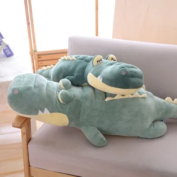 Ustvarjalne mehko glavico srčkan krokodil lutka plišastih igrač