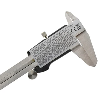 150 mm digitalni Frakcija kaliper za merjenje orodja 6 inch elektronski iz nerjavečega jekla metal kaliper Vernier Čeljusti mm/ inch /Frakcija