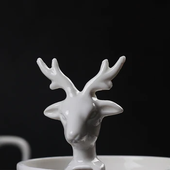 320ML, porcelan jelenov snežinka deisgn vrč kave, božič vrč, ultrazvoka cafe tea cup, smešno keramični vrč, mešalni srčkan darilo