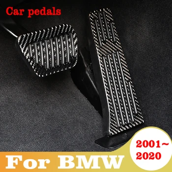 Za BMW 1 2 3 4 5 6 7 series NA Univerzalni Plina, Goriva, Zavornih Noge Pedal Ploščica Ploščica iz Ogljikovih Vlaken Avto Dodatki