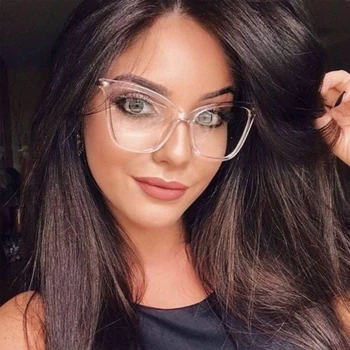 Mačka Oči Očala Okvirji Za Ženske, Moške Seksi Prevelik Kovinski Okvir Blagovne Znamke Oblikovalec Optična Očala Modni Očala