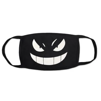 1pcs kpop anime smešno printted obraz izraz Usta Masko za enkratno uporabo Tkanine, bombažne Masko za Prah Cosplay Pribor Stranka Masko