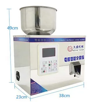 Hrana Samodejno polic pralni tehtanje in Polnjenje pralni Zrnat material različico nameščene visoko-kakovostno Pakiranje stroj 1-100 g