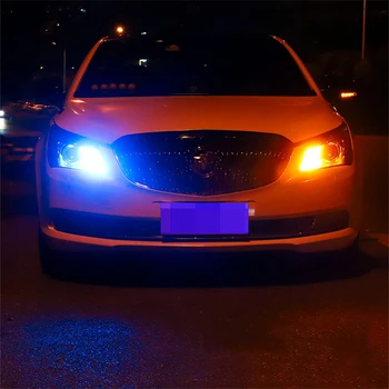 2pcs Visoke Kakovosti T20 7440 WY21W LED DRL Prednji Luči Obrnite Signal Strani Marker Žarnica luči Za Opel Mokka 2012 2013