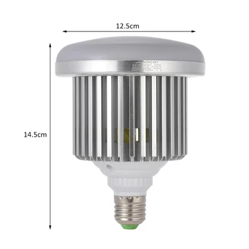 Andoer 50 w E27 LED Žarnica Svetilka Nastavljiva Svetlost & Barvna Temperatura 3200K~5600K z Daljinskim upravljalnikom Studio Fotografijo, Video Lučka