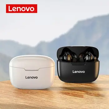 Lenovo Xt90 Brezžične Slušalke Bluetooth 5.0 Športne Slušalke Dotik Gumb Ipx5 Nepremočljiva Čepi Z 300mah Polnjenje Box