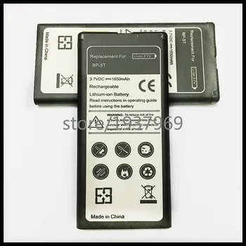 Baterija BP-5T 1650mAh Polnilna Nadomestna Baterija Za Nokia Lumia 820/825 BATERIJE BP5T BP 5T