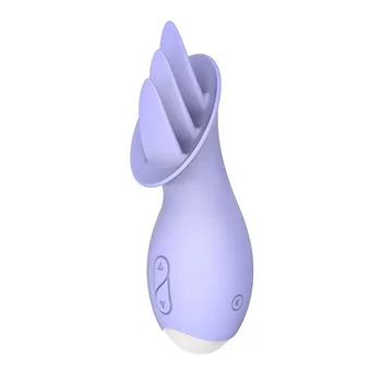 10 Frekvenca Jezika Vibrator Masturbacija Klitoris in G-spot Stimulacije Massager Varno mehki silikonski material sex igrače za ženske