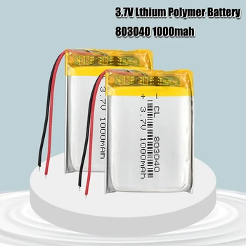 803040 3,7 v 1000mAh li-ion Lipo celic, Litij-Li-Po Polimer Baterijo za ponovno Polnjenje Za Bluetooth zvočnik PDA Tahografske igrače