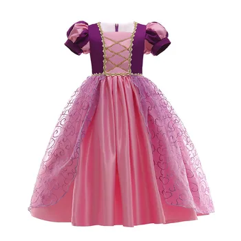 Dekleta Rapunzel Obleko Otrok Zapletel Princesa Kostum Otroci Halloween Rojstni Žogo Obleke Obleke Teen Girl Fancy Frocks