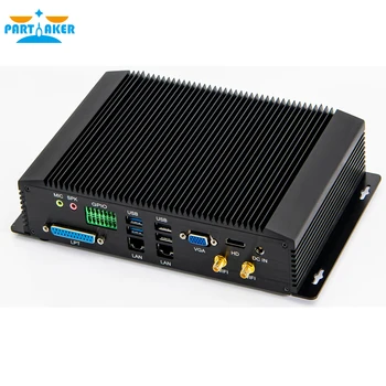 Industrijska mini pc intel core i3 6006U i5 7200U i5 8250U i7 8550U z 6COM RS232 RS422 RS485 HDMI VGA GPIO LPT vrata PS2