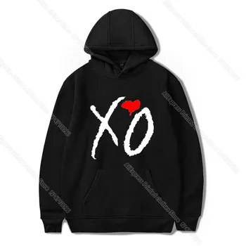Ženske/Moški Harajuku The Weeknd XO Tiskanja Hoodies Unisex Hooded Majica Kpop Trenirko Puloverju Ustvarjalne Kul Ulične XXS-4XL