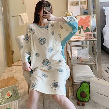 Prenatalna+Postnatalni Porodniškega Dojenje Zdravstvene Nege Nightgowns HomeWear Sleepwear Spavaćica Matere More Dojenjem Pajama