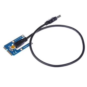 USB 3.0 PCI-E Express 1x to16x Extender Riser Card Adapter za SATA 6Pin Napajalni kabel za Video kartico za bitcoin mining