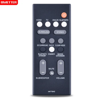 Novo VAF7640 Primerni za Yamaha Sound BAR Daljinsko ATS-1080 YAS-108 ATS1080 YAS108