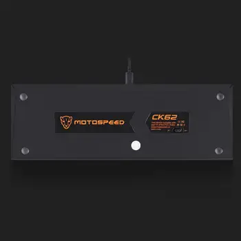 Motospeed CK62 Gaming Mehanska Tipkovnica Brezžična tehnologija Bluetooth RGB Osvetljen Rdeče stikalo za Računalnik Prenosni računalnik Gamer ruske