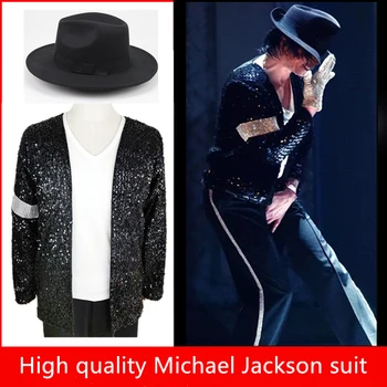 Visoka kakovost Michael Jackson Kostum Jackson imitates oblačila Billy King MJ plesna predstava, ki bo ustrezala Cosplay stopnji uspešnosti