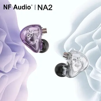 NF Avdio NA2 Dvojno Votlini Dinamično V uho Monitor Hi-fi Slušalke Glasbe Ob Glasbenik IEMs Čepkov 2 Pin 0.78 mm Kabel
