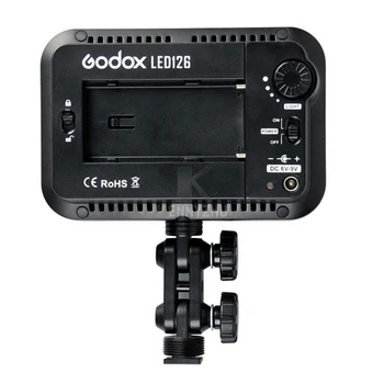 Godox LED126 Video Lučka 126 LED Lučka Studio Osvetlitev 2200LM 5500-6500K Stepless Svetlosti za Kamero DV Poročno Fotografiranje