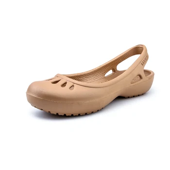Womens Sandali Croke Poletne Sandale, ki Modne Votlih Iz Dihanje Croc Plaži Copate Flip Flops EVA Masaža Copate Sandali