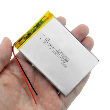 Litij-polimer baterija 306080 2200 mah PDA smart tablični računalnik 3,7 v Akumulatorska Baterija Za MP5 GPS DVD Kamere iPad Zvočnik