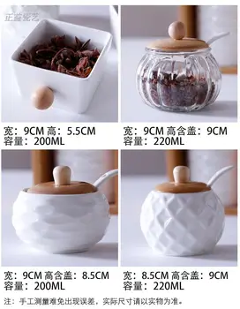 Kuhinjske potrebščine, keramični zaprti tin stekla gospodinjski steklenico kombinacija Kitajske