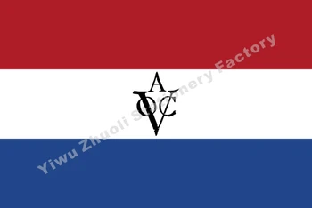 Nizozemska nizozemska Vzhodna Indija Podjetje Zastavo 150X90cm (3x5FT) 120 g 100D Poliester Dvojno Žico in Visoko Kakovost Banner