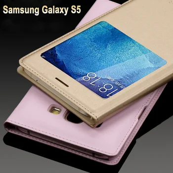 Za Samsung Galaxy S5 Primeru Luksuznih PU Usnja Kritje Flip Primeru Za Samsung Galaxy S 5 Ohišje Za Samsung Galaxy s5 telefon kritje
