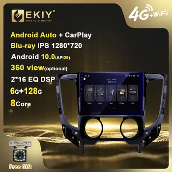 EKIY DSP IP 6 G 128G Android 10 Za Mitsubishi L200 5-2019 Avto Multimedijski Predvajalnik Navigacija GPS BT Radio 2 DIN 2din št DVD