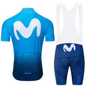2020 Strava poleti izposoja obleko moška kratka sleeved modri dres kolesa kratke hlače za kolesarjenje gel zračna blazina Ropasiris Movelano b