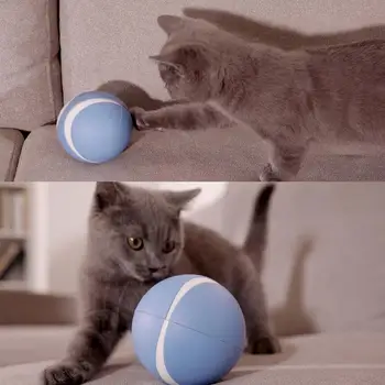 Daljinski upravljalnik Jjeza Igrača Pes Igra Žogo Mačka Interaktivni Vozni Inteligentni LED Utripa Žogo Za Mačke, Pse za ponovno Polnjenje