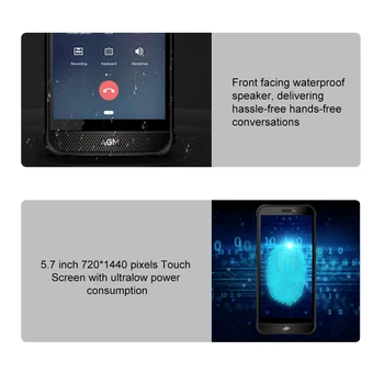 URADNI AGM A10 4+64 G Krepak Telefon Android™ 9 4G LTE 5.7