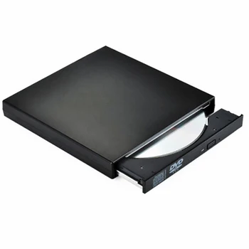 Zunanji DVD Pogon Optični Pogon, USB 2.0 CD-ROM Predvajalnik CD-RW Gorilnika Pisatelj Bralca Diktafon Portatil za Prenosni računalnik Windows PC