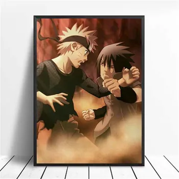 Naruto Plakat Klasičnih Anime Platno Slikarstvo Plakatov In Fotografij Stenske Slike Za Dnevno Sobo Risanka Dekoracijo Doma Dekor
