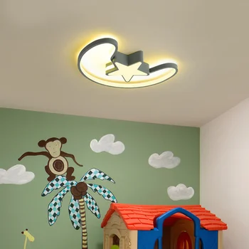 Zvezde+moon LED lestenci zgornje meje Za Posteljo, otroška soba, otroške sobe moderen Lestenec Razsvetljavo plafonnier led lustre 110v 220v