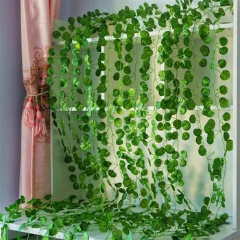 24 Kos Umetne Ivy Listov Garland Ponaredek Rastlin Ivy Trte Visi za svate Vrt Dekoracijo Sten Begonia Listi
