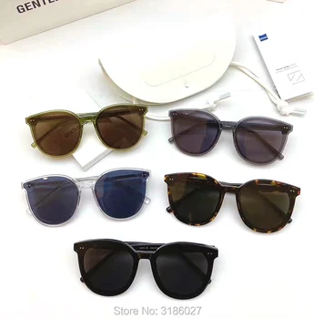 2020 korejski SOLO blagovno znamko Star Priljubljena Modna sončna Očala Ženske Krog Okvir sončna očala Moških Nežen sončna Očala Luksuzni Paket